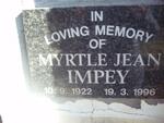 IMPEY Myrtle Jean 1922-1996