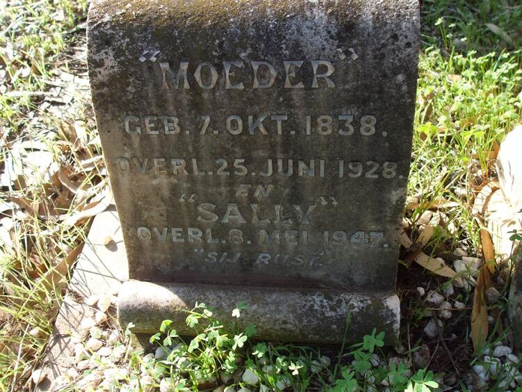 SMEER Moeder 1838-1928 :: SMEER Sally -1947