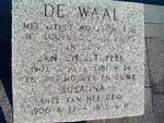 WAAL Jan Christoffel, de 1902-1981 & Susanna VAN HEERDEN 1900-1985