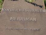 WESTHUIZEN Merriman, van der 1911-1967