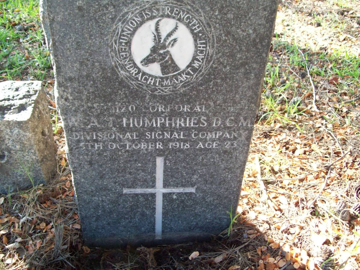 HUMPRIES W.A.T. -1918