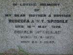 SPROULE Ronald William 1873-1947 & Rebecca -1926 :: SPROULE W.T. -1926
