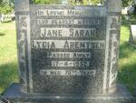 ARENTSEN Jane Sarah Lydia -1952
