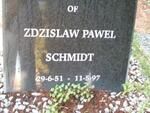 SCHMIDT Zdzislaw Pawel 1951-1997