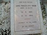 ROOD Anna Magdalena nee DE BRUYN 1880-1942