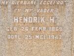 ? Hendrik H. 1869-1947