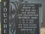 FOUCHE Abraham S. 1908-1982 & Beatrice Mary 1906-1977