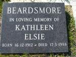 BEARDSMORE Kathleen Elsie 1912-1988