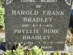 BRADLEY Harold Frank -1975 & Phyllis Hume 1892-1985