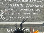 GORDON Benjamin Johannes 1924-1991