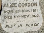 GORDON Alice 1911-1940
