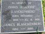 BLANCKENBERG James 1890-1980 & Doris Marjorie RICHARDS 1896-1969