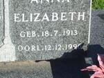 BEHM  Anna Elizabeth 1913-1996