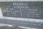 BREDELL Jacob P. 1893-1979 & Catharina W.A. VOS 1904-1977