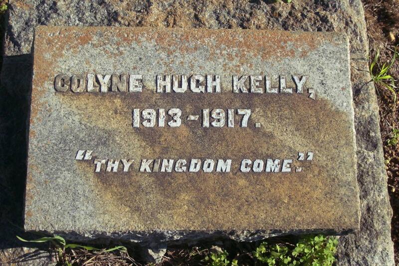 KELLY Colyne Hugh 1913-1917