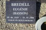 BREDELL Eugénie nee BASSON 1929-2008