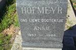 HOFMEYR Ansie 1957-1966
