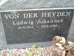 HEYDEN Ludwig Johannes, van der 1914-1989