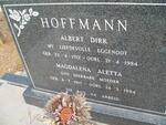 HOFFMANN Albert Dirk 1912-1984 & Magdalena Aletta 1917-1994