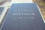 HETTASCH M.H.J. 1910-1981