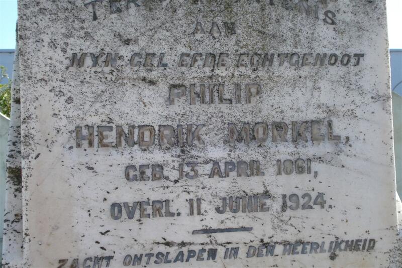 MORKEL Philip Hendrik 1861-1924