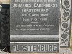 FURSTENBURG Johannes Badenhorst 1929-1950