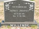 WILLEMSE Jacobus Johannes 1915-1985
