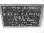 EBBELS Hubert Reginald 1900-1961