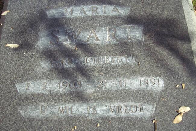 SWART Maria nee JOUBERT 1903-1991