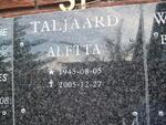 TALJAARD Aletta 1945-2005