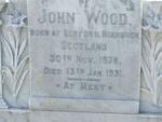 WOOD John 1878-1931