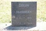HAASBROEK Gideon 1926-1970