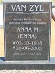 ZYL Anna M., van 1918-2005