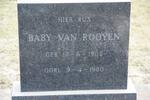 ROOYEN Baby, van 1902-1980