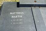 RAS Mattheus Martin 1897-1954