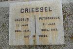 GRIESSEL Jacobus 1934 & Petronella -1952