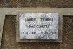 TEUBES Corrie nee CLOETE 1883-1938