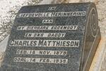 MATTHIESON Charles 1879-1939