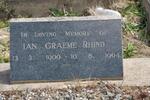 RHIND Ian Graeme 1900-1964
