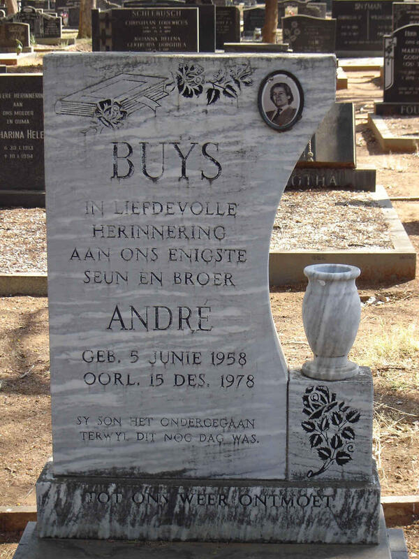 BUYS Andre 1958-1978