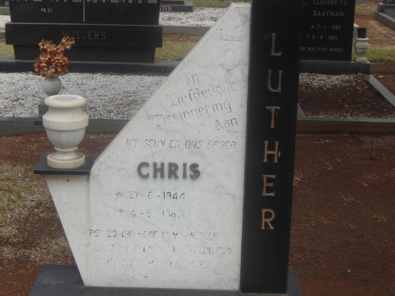 LUTHER Chris 1944-1983