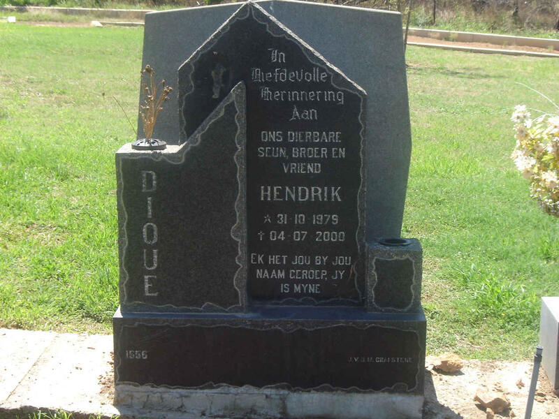 DIQUE Hendrik 1979-2000