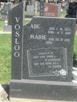 VOSLOO Abe 1923-1999 & Marie 1931-