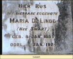 LINDE Maria D. nee SWART 1885-1924