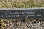 SCHWANER Gladys 1888-1970