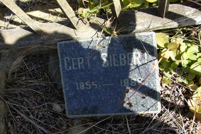 SIEBERT Gert 1855-1888