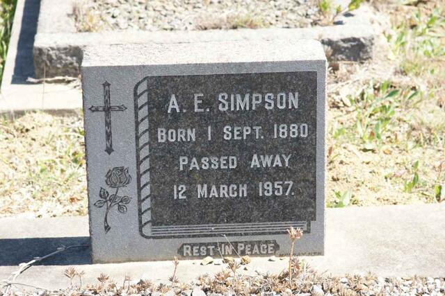 SIMPSON A.E. 1880-1957