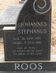 ROOS Johannes Stephanus 1957-1981