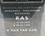 RAS Johannes Marthinus Nicolaas 1937-1999