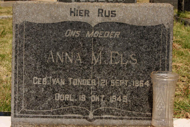 ELS Anna M. nee VAN TONDER 1864-1949